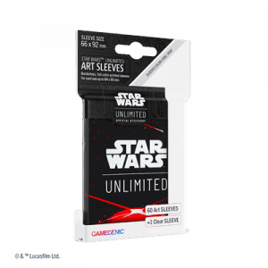Star Wars Unlimited: Art sleeves Space Red