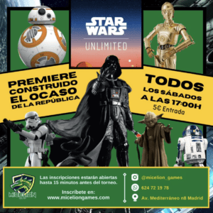 Inscripción Torneo PREMIERE SWU (Sábado)