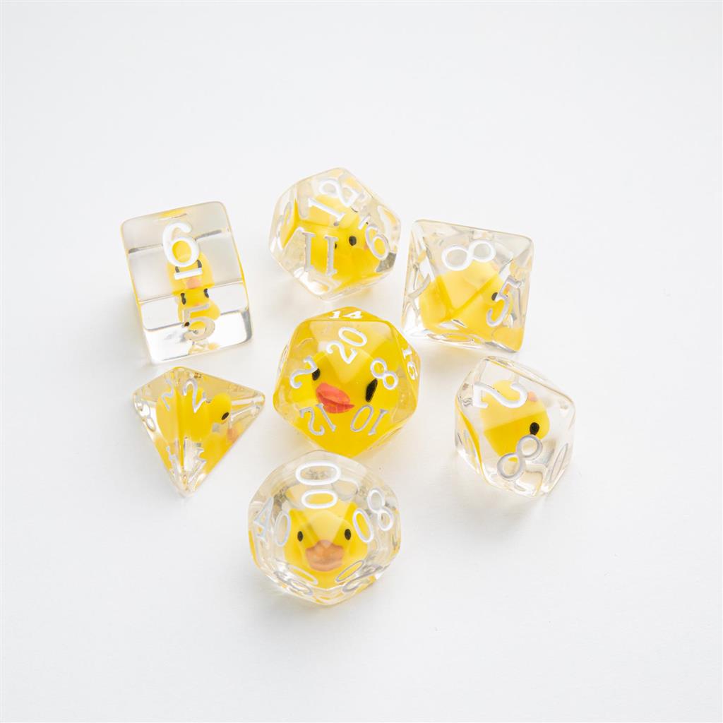 ggs50001ml_1 Rubber Duck RPG Dice Set (7pcs)