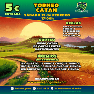 Inscripción Torneo Catán