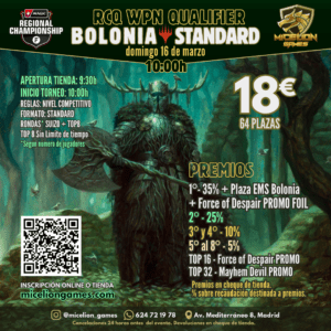 Inscripción Torneo RCQ MTG