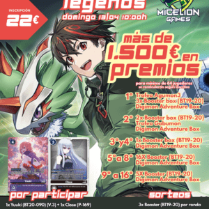 Inscripción Digimon Mega Legends 13/04 10h