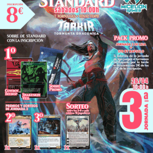 Inscripción Jornada 3 LIGA STANDARD TARKIR DRAGONSTORM
