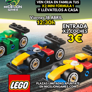 Inscripción Crea en familia con LEGO 18/04/2025
