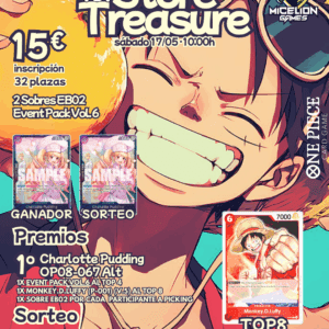Inscripción One Piece Store Treasure 17 mayo