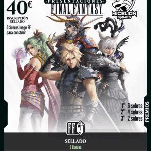 Inscripción SELLADO FINAL FANTASY PARALELO