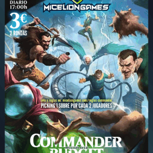 Inscripción Commander Budget Multiplayer Diario