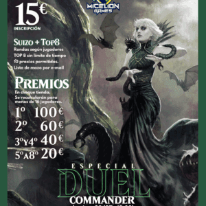Inscripción COMMANDER DUEL ESPECIAL