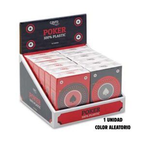 x1 Baraja de Póker 100% plástico - Cayro - 5505