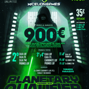 Inscripción SWU PLANETARY QUALIFIER 18/10