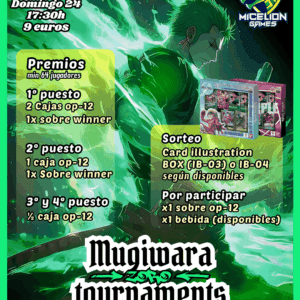 Inscripción Mugiwara tournament ZORO