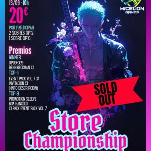 Inscripción Store Championship One piece