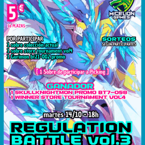 Inscripción Digimon Regulation Battle vol3