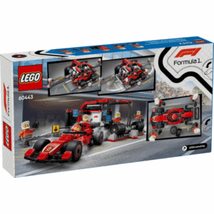 LEGO - CITY -  Parada en Boxes de F1® y Equipo de Mecánicos con Coche Ferrari - 60443