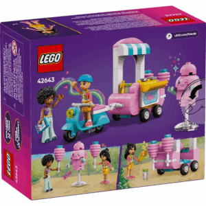 LEGO - Friends -  Puesto de Algodón de Azúcar y Moto - 42643