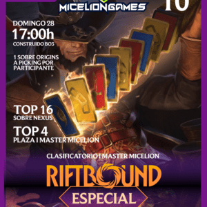 Inscripción Riftbound Especial Clasificatorio Master