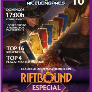 Inscripción Riftbound Especial Clasificatorio Master