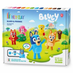 Bluey & Friends - Hey Clay! Pack 6 personajes