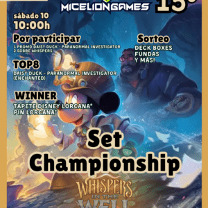 Inscripción Lorcana Whispers Set Championship