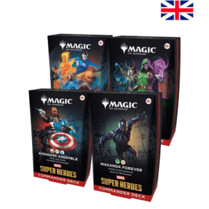 Commander Display (4 mazos) Marvel Super Heroes English- Magic The Gathering