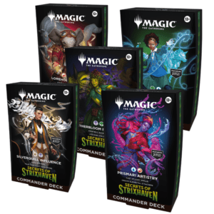 Commander Display (5 decks) Secrets of Strixhaven English- Magic The Gathering