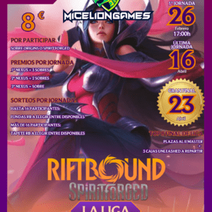 Inscripción LA LIGA SPIRITFORGED Micelion