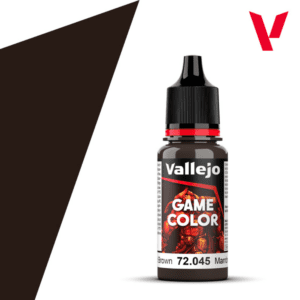 GAME COLOR- VALLEJO-72.045- Marrón Carbonizado