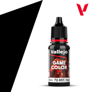 GAME COLOR- VALLEJO-72.051- Negro