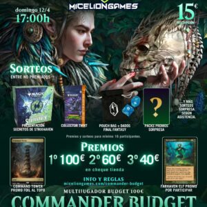 Inscripción COMMANDER BUDGET 100 mensual