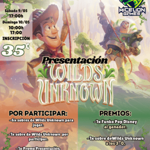 INSCRIPCIÓN Presentación LORCANA Wilds Unknown S-T