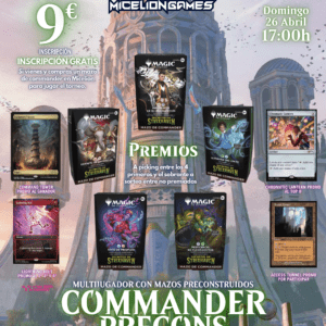 Inscripción COMMANDER PRECONSTRUIDOS 24/05