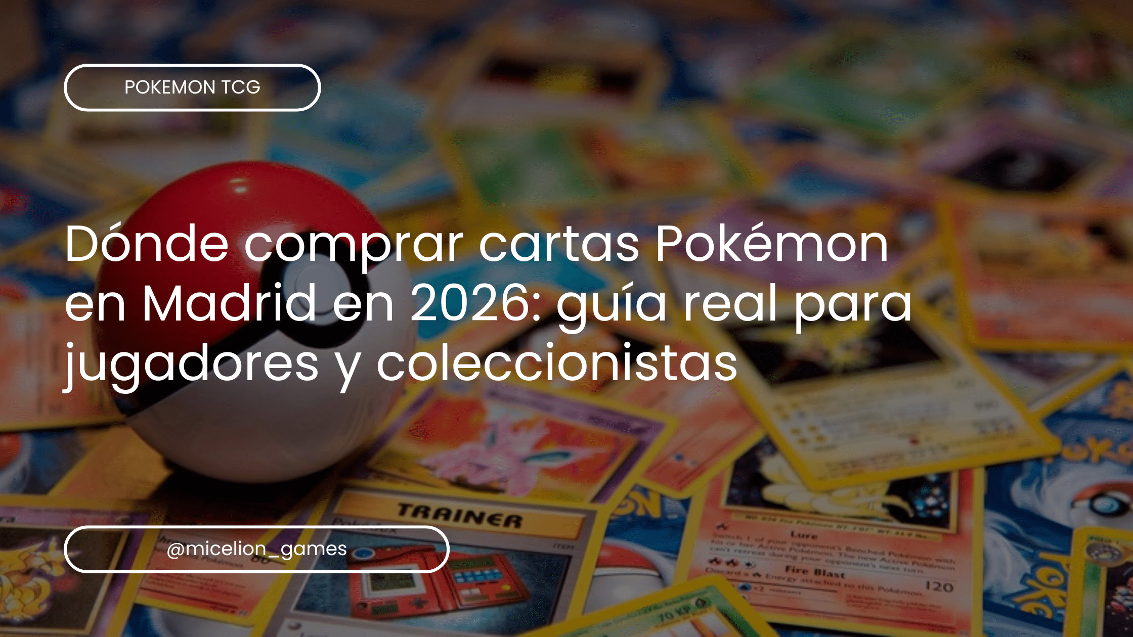 comprar cartas Pokémon Madrid
