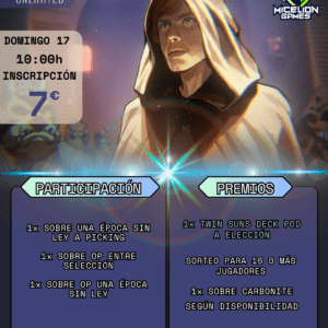 Inscripción SWU WEEKLY PLAY PREMIER A LAWLESS TIME