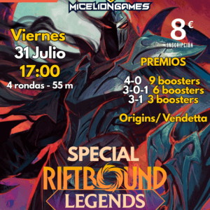 Inscripción LAST CHANCE: III MASTER MICELION