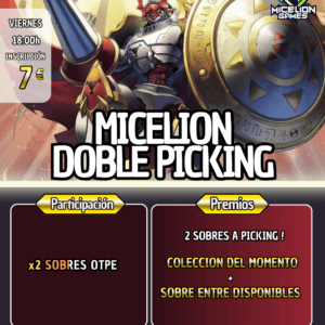 Inscripción Digimon doble picking