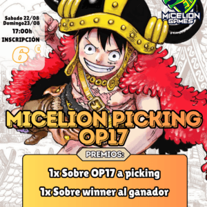 Inscripción picking op 17 One Piece Domingo 17:00
