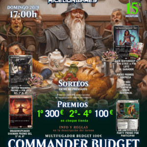 Inscripción COMMANDER BUDGET Septiembre