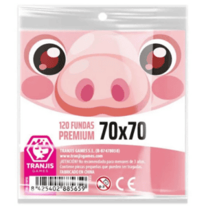Fundas Premium para Cartas 70x70mm - Pack 120 uds. Tranjis Games