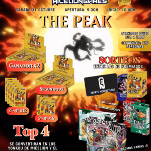 Inscripción One Piece The Peak
