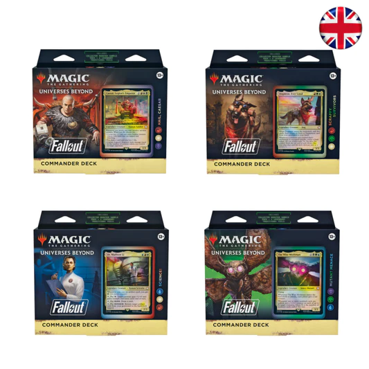 Magic Universes Beyond FALLOUT - Set de mazos de Commander (Inglés)