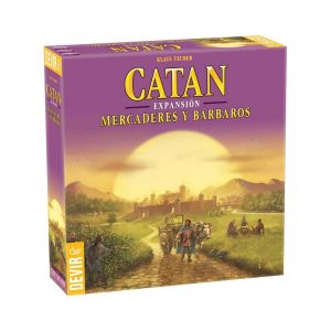juego de mesa catan, expansión mercaderes y bárbaros