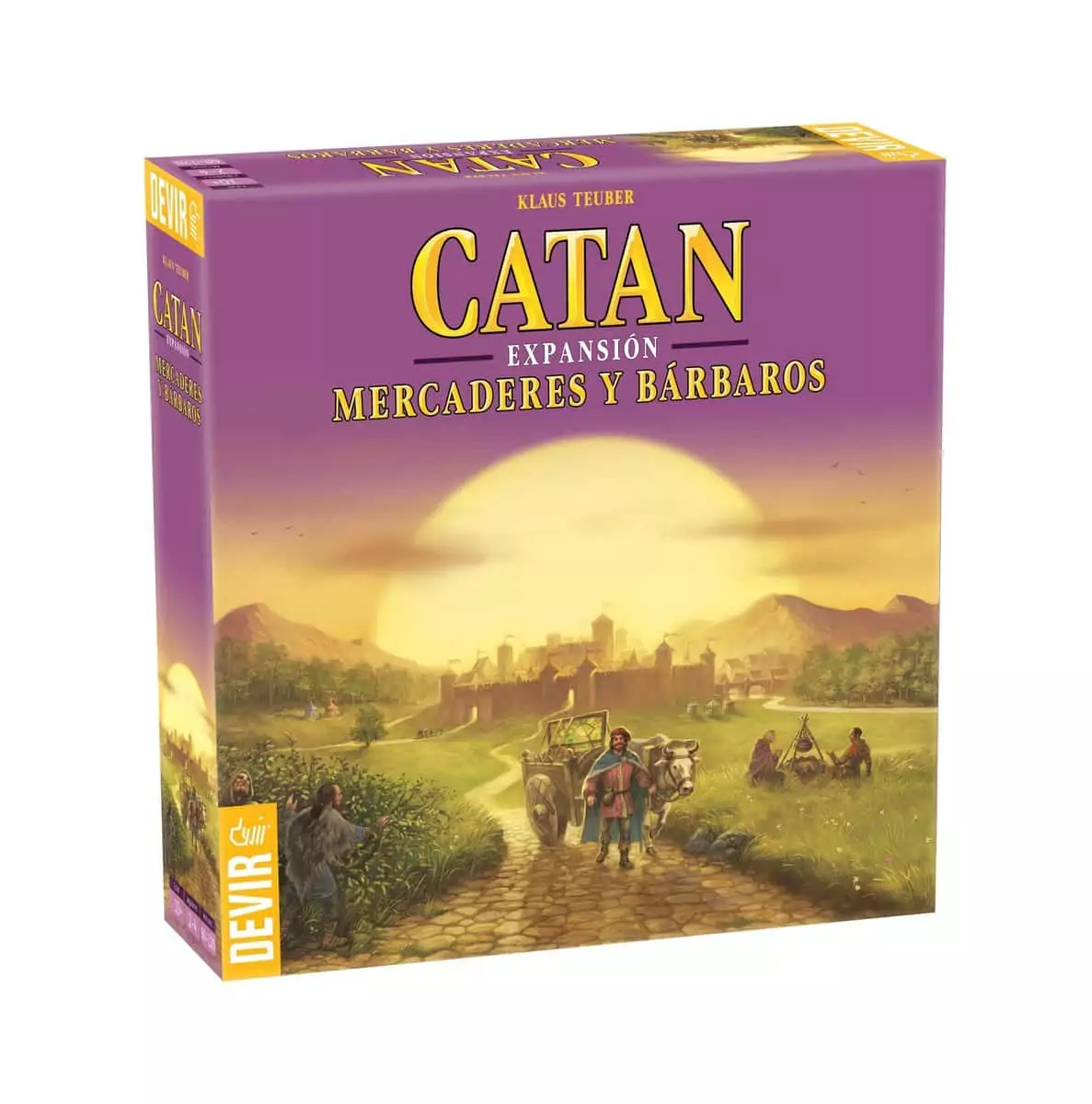 juego de mesa catan, expansión mercaderes y bárbaros