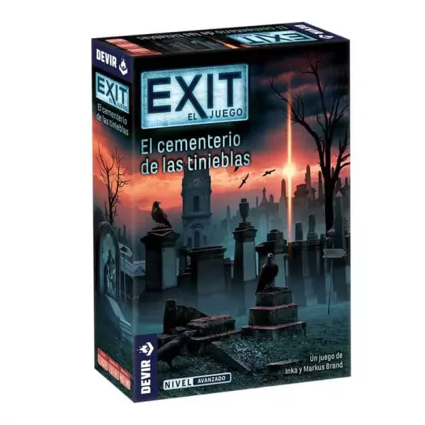 Exit: El Cementerio De Las Tinieblas – Juego De Escape En Casa Nivel Avanzado, De Devir, Para 1-4 Jugadores A Partir De 12 Años