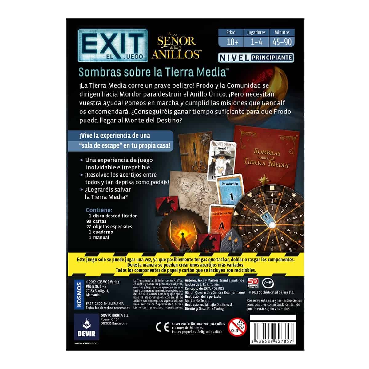 exit-el-señor-de-los-anillos-3 juego EXIT: El Señor de los anillos