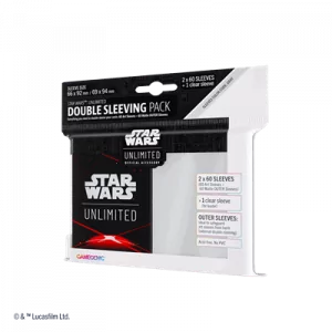 Star Wars Unlimited: Art sleeves Double Space Red