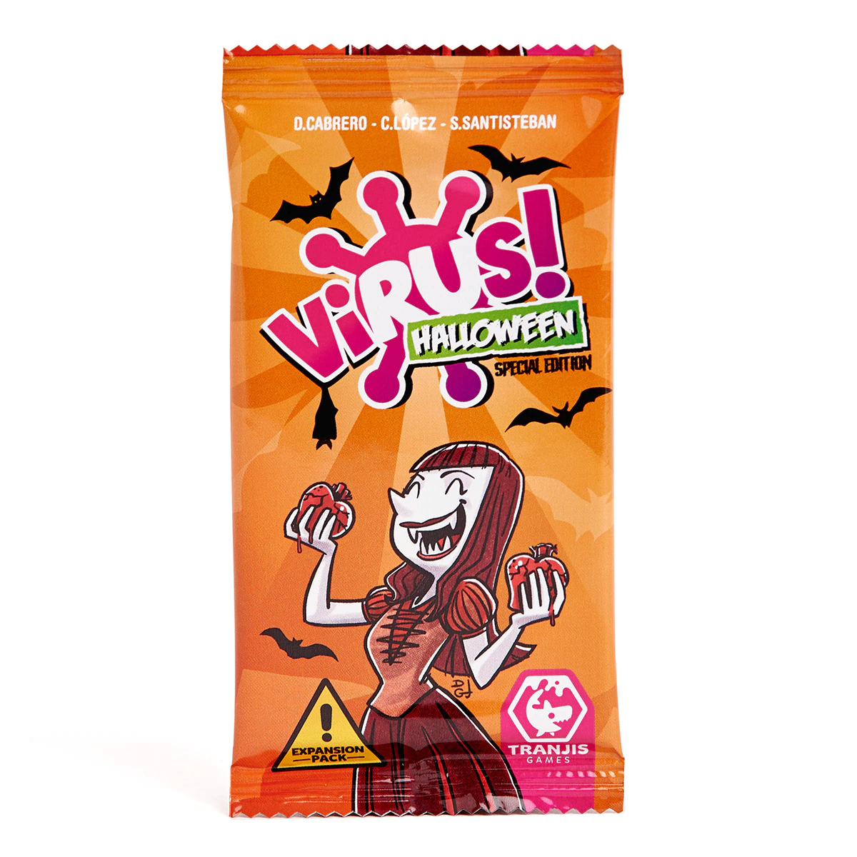 Juego de cartas virus halloween