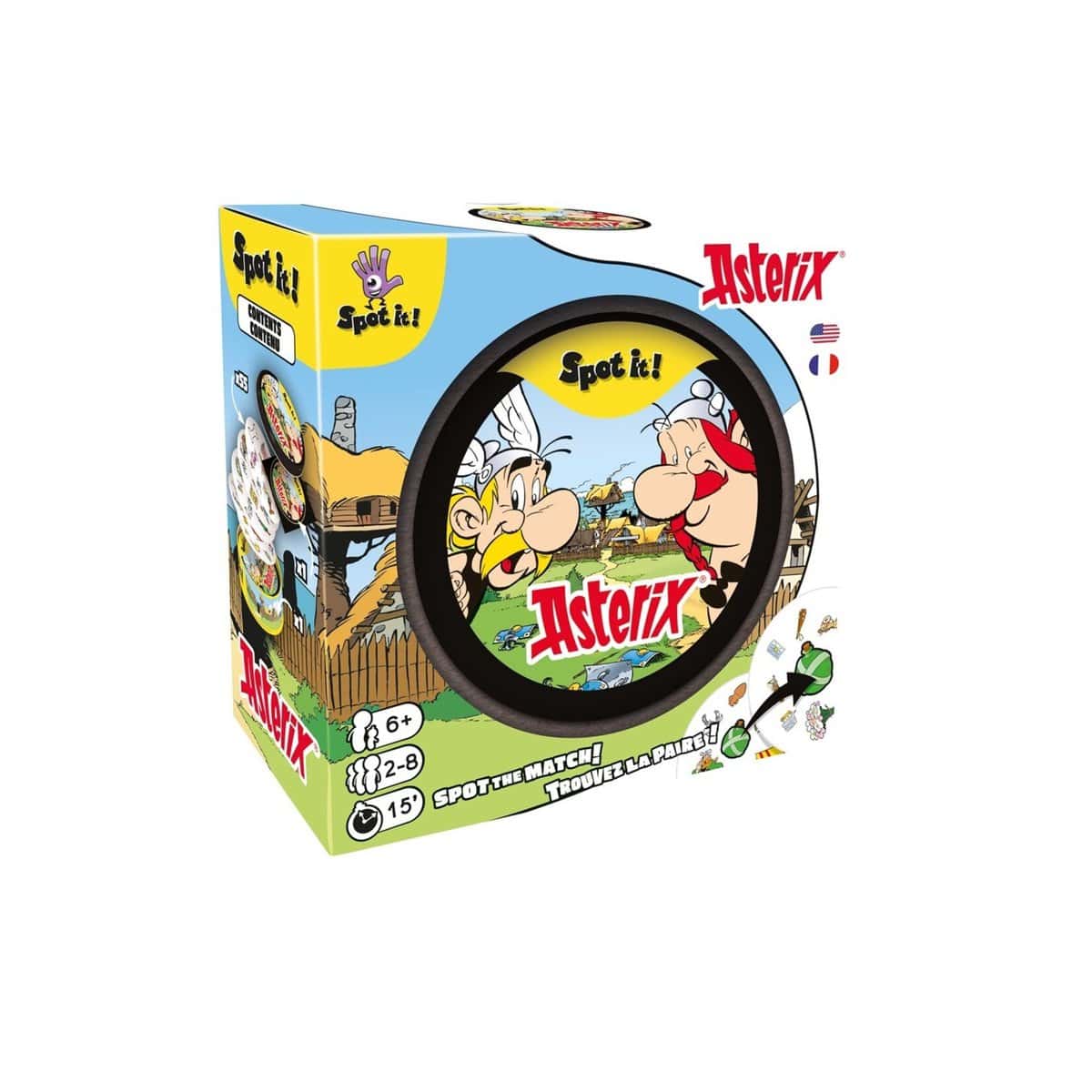 Dobble Astérix juego de cartas de atención Asmodee - envío 24/48 horas -   tienda de juegos de mesa infantiles