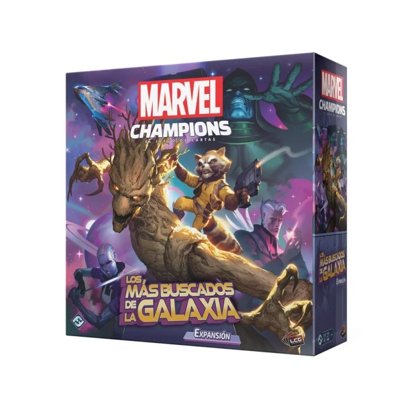 Juego de cartas Marvel Champions: Los más buscados de la Galaxia