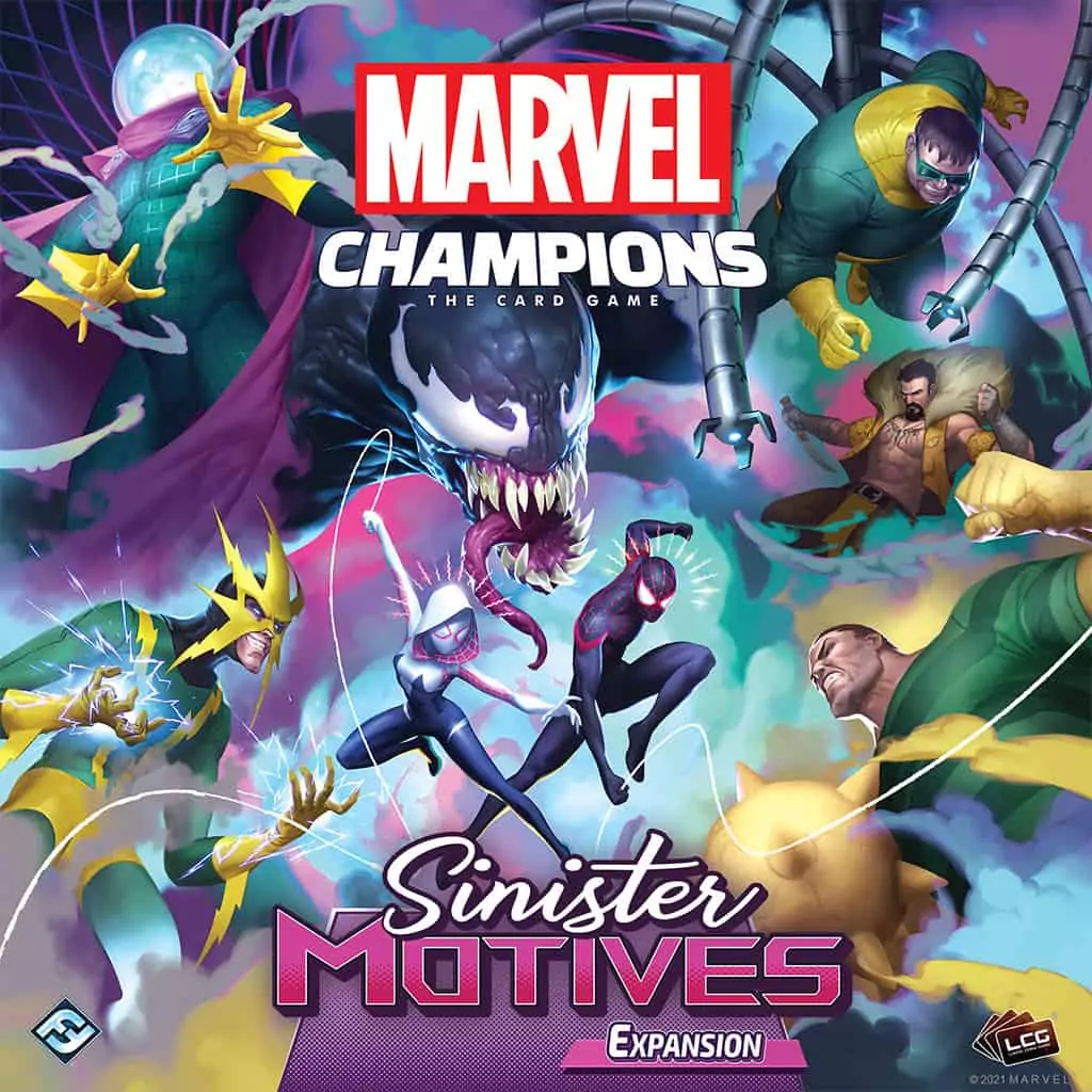 Juego de cartas Marvel Champions Motivos Siniestros