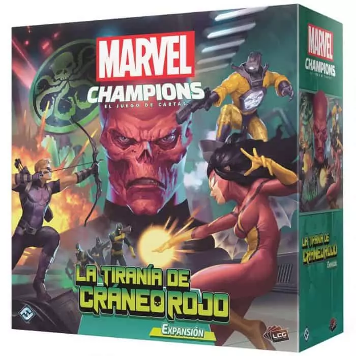 Juego de cartas Marvel Champions: La tiranía del Cráneo Rojo